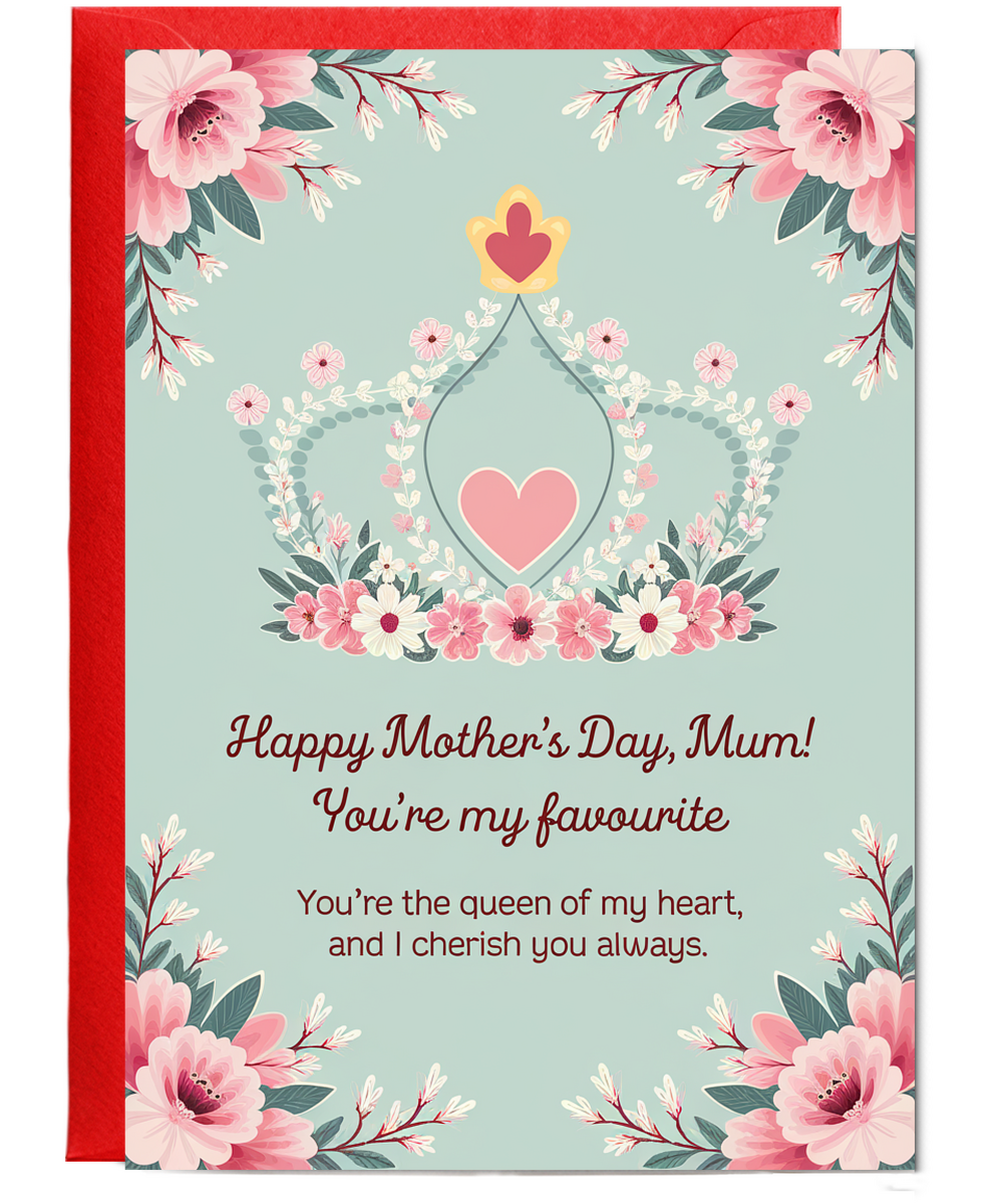 Mother's Day Card Mum You're My Favourite