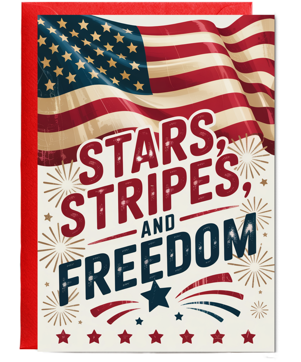 Stars, Stripes and freedom independance day