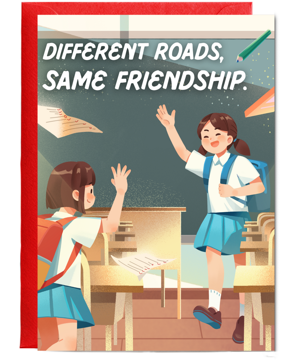 Different roads, same friendship