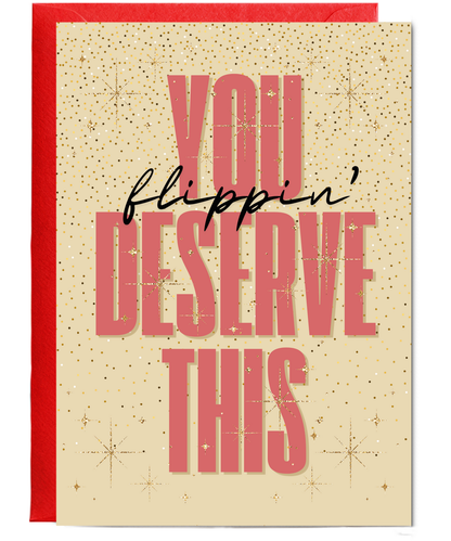 Well Done Card New Job Promotion Award You Flippin Deserve This