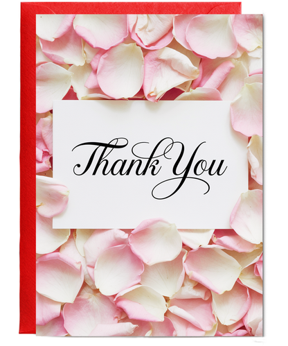 Thank You - Wild Rose Petals