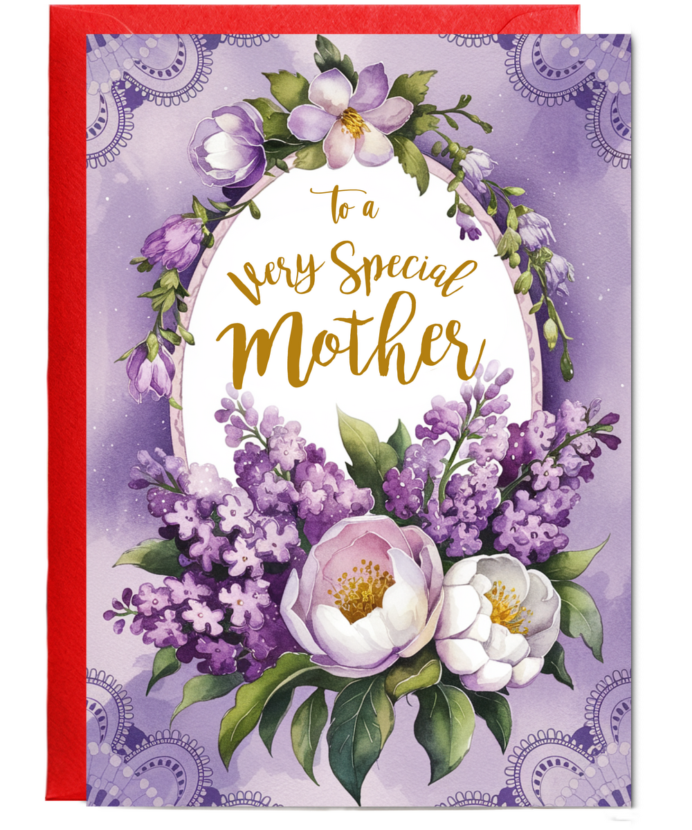 Violet Theme for a Very Special Mother