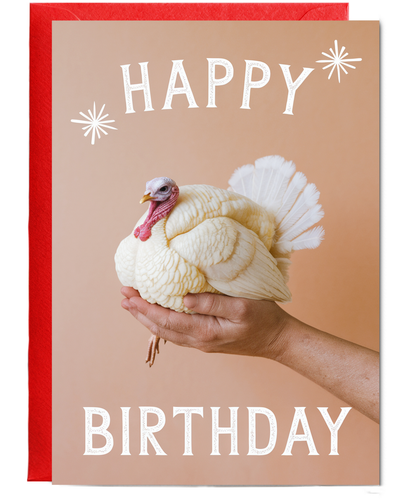 Happy Birthday Card Mini Turkey glamorous