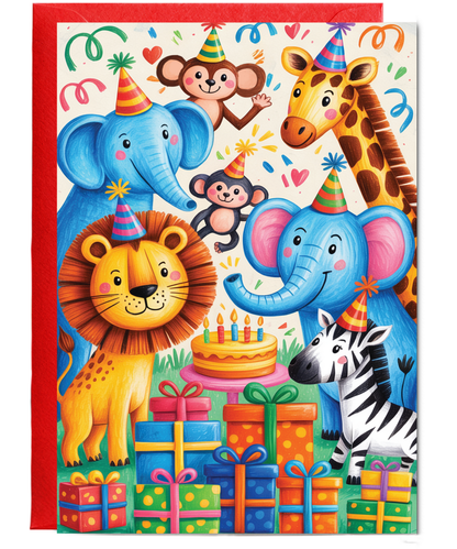 Kids birthday safari animal party