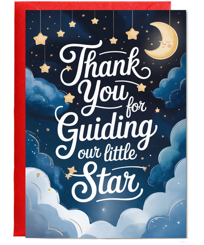 Thank you for guiding our little star