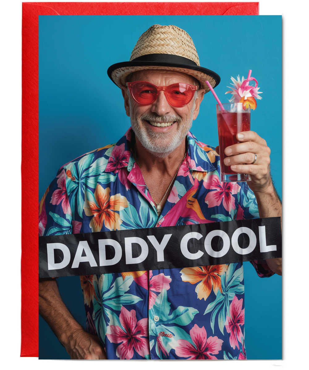 father's day card daddy cool