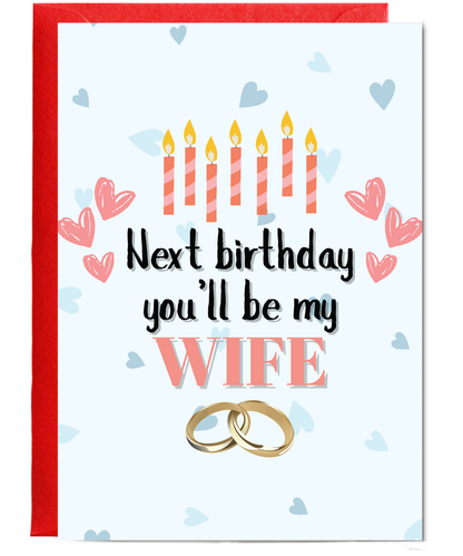 Happy birthday love of my life, nearly my wife