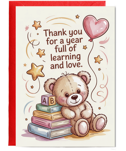 Thank you for a year of learning and love