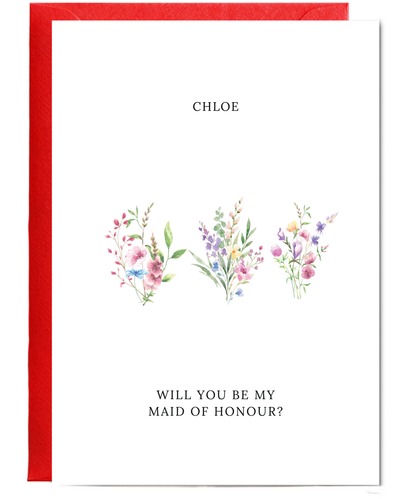 Perso will you be my maid of honour