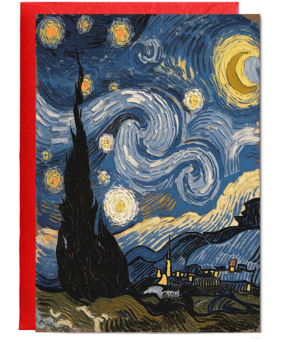 Van Gogh style Card