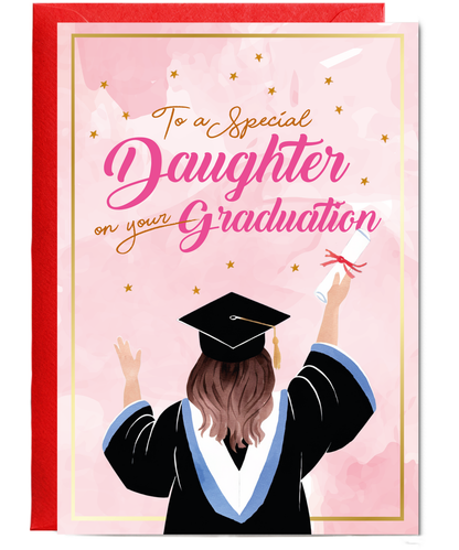 To a Special Daughter on Your Graduation in Watercolour