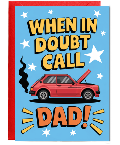 Fathers day when in doubt call dad