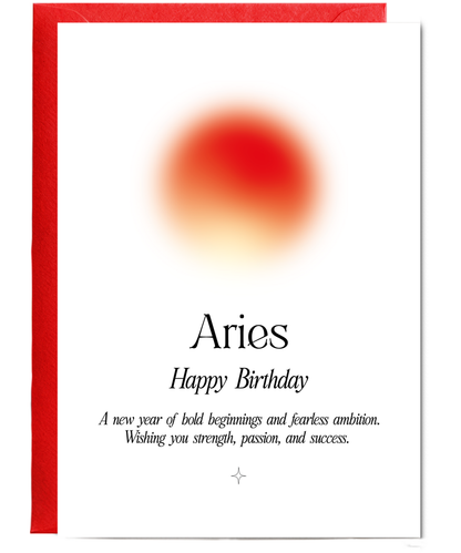 Happy Birthday Aries Star Sign