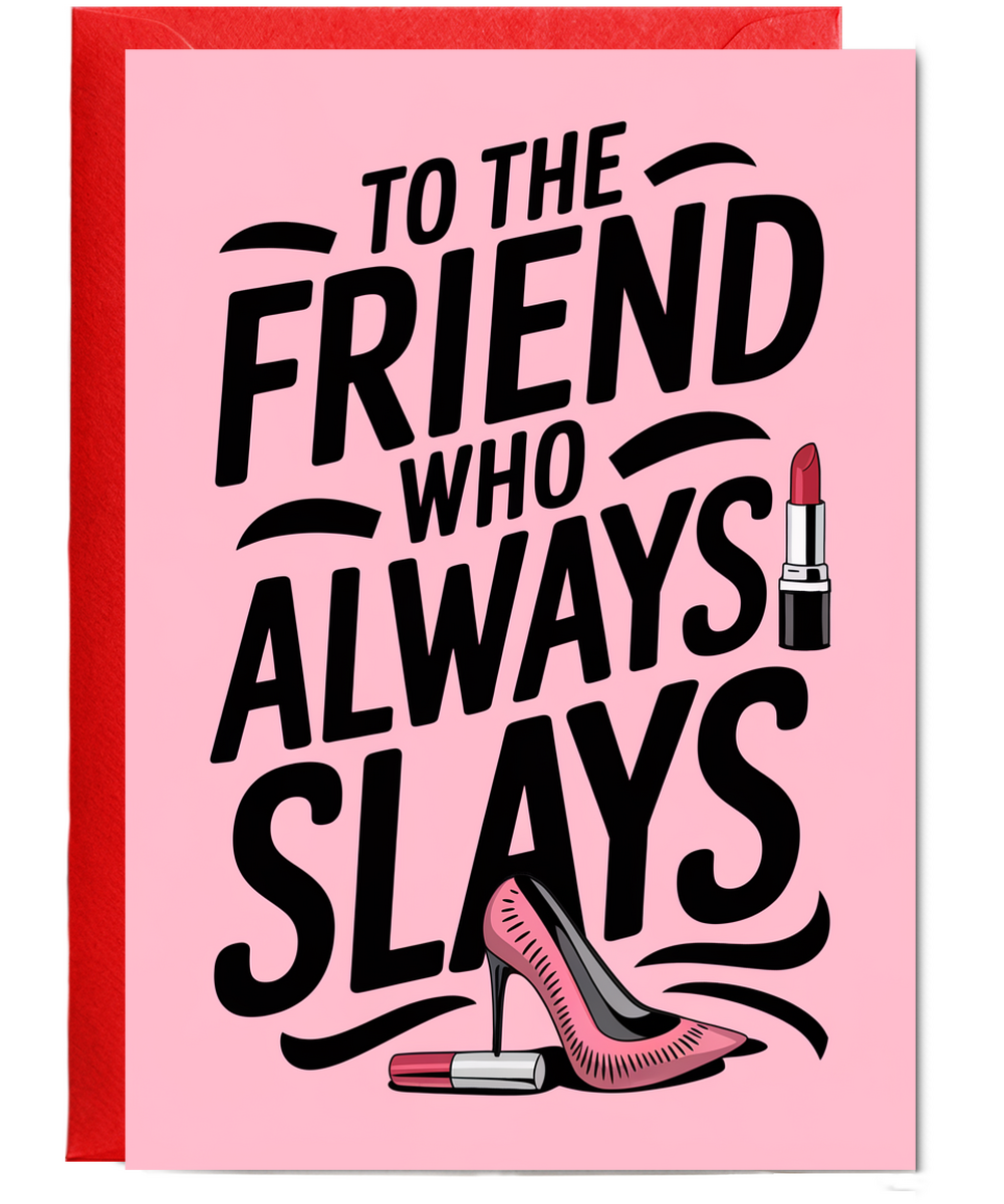 To the Friend Who Always Slays