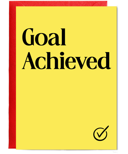Congratulations Card for Goal Achieved in the Workplace