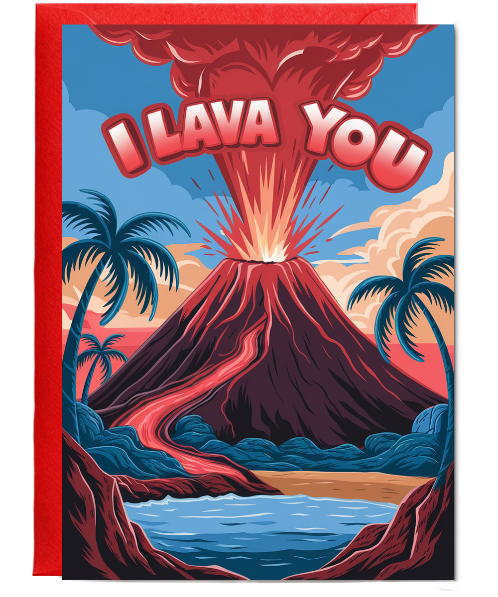 I lava you Greeting Card