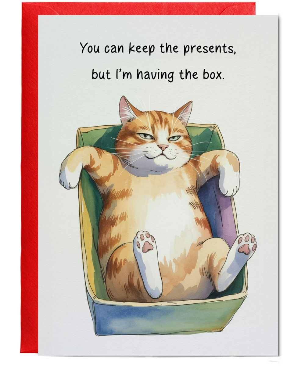 You can keep the presents but im having the box