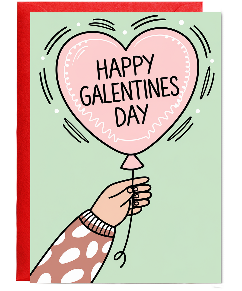 Happy Galentines Day Card girlfriend bff
