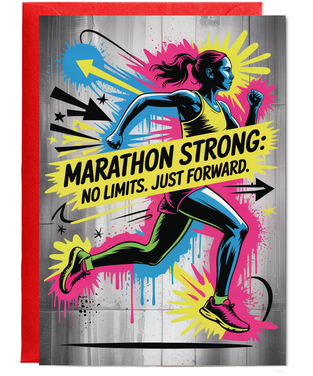 marathon strong Graffiti Style