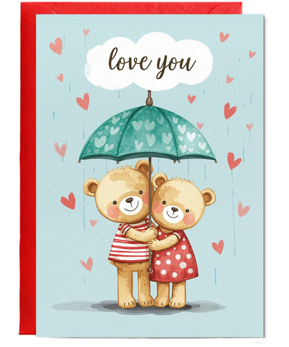 Valentines teddy bears love you