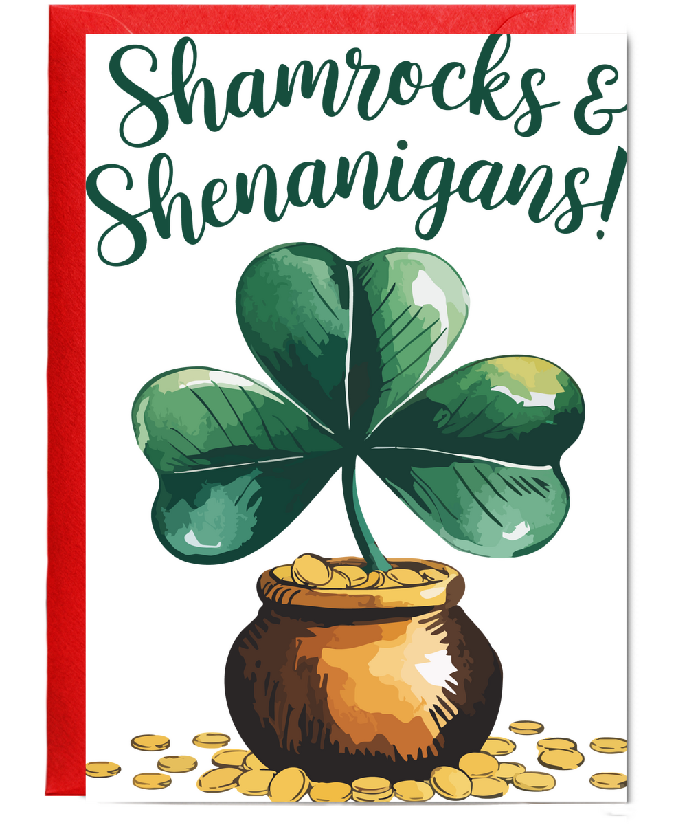 Shamrock shenanigans pot of gold