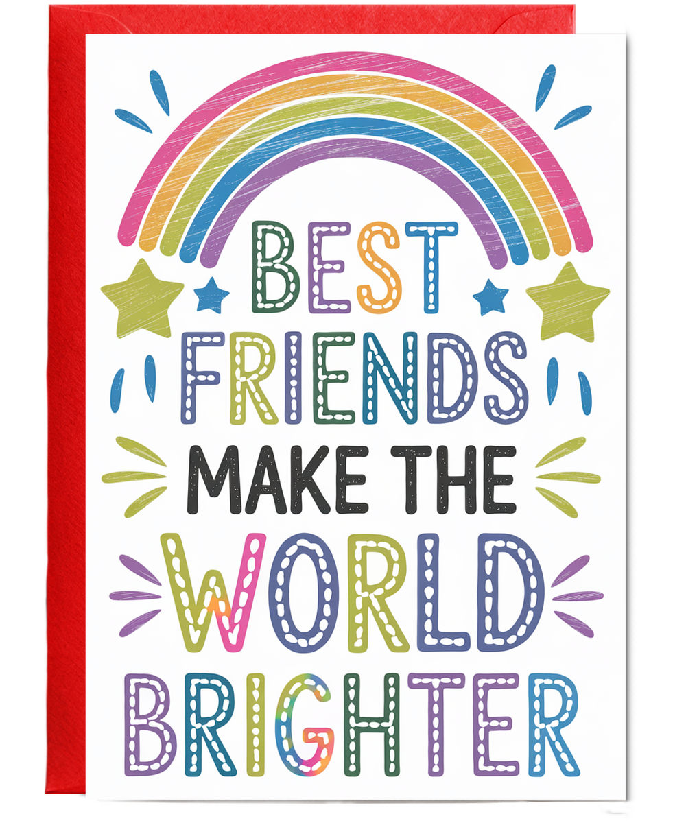 Best Friends Make the World Brighter