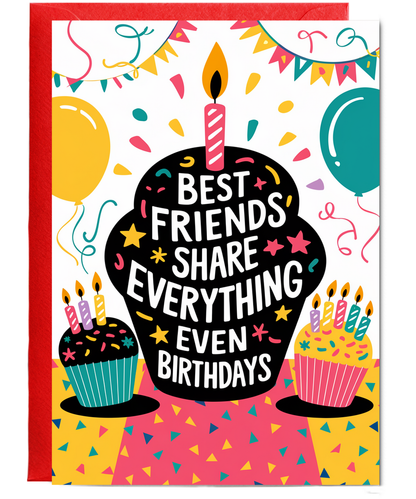 Best Friends Share Everything Even Birthdays