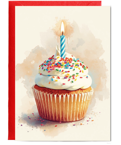 Birthday cupcake