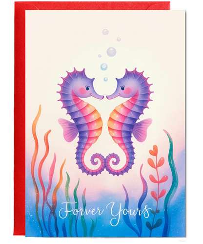 Valentines Seahorses Forever yours
