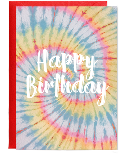 Happy Birthday Tie Dye