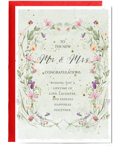 A5 To the new Mr & Mrs