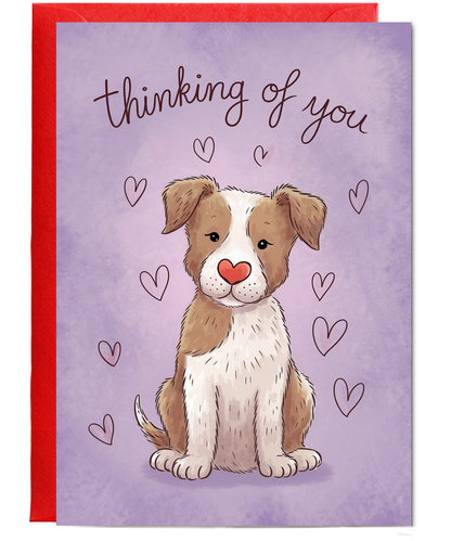 Thinking of You - Puppy with a Heart