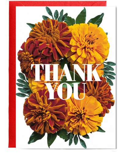 Thank You - Vibrant Marigold Design