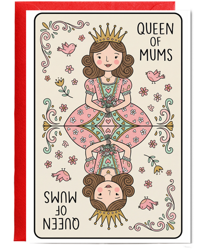 Queen of mums mother's day Happy Birthday