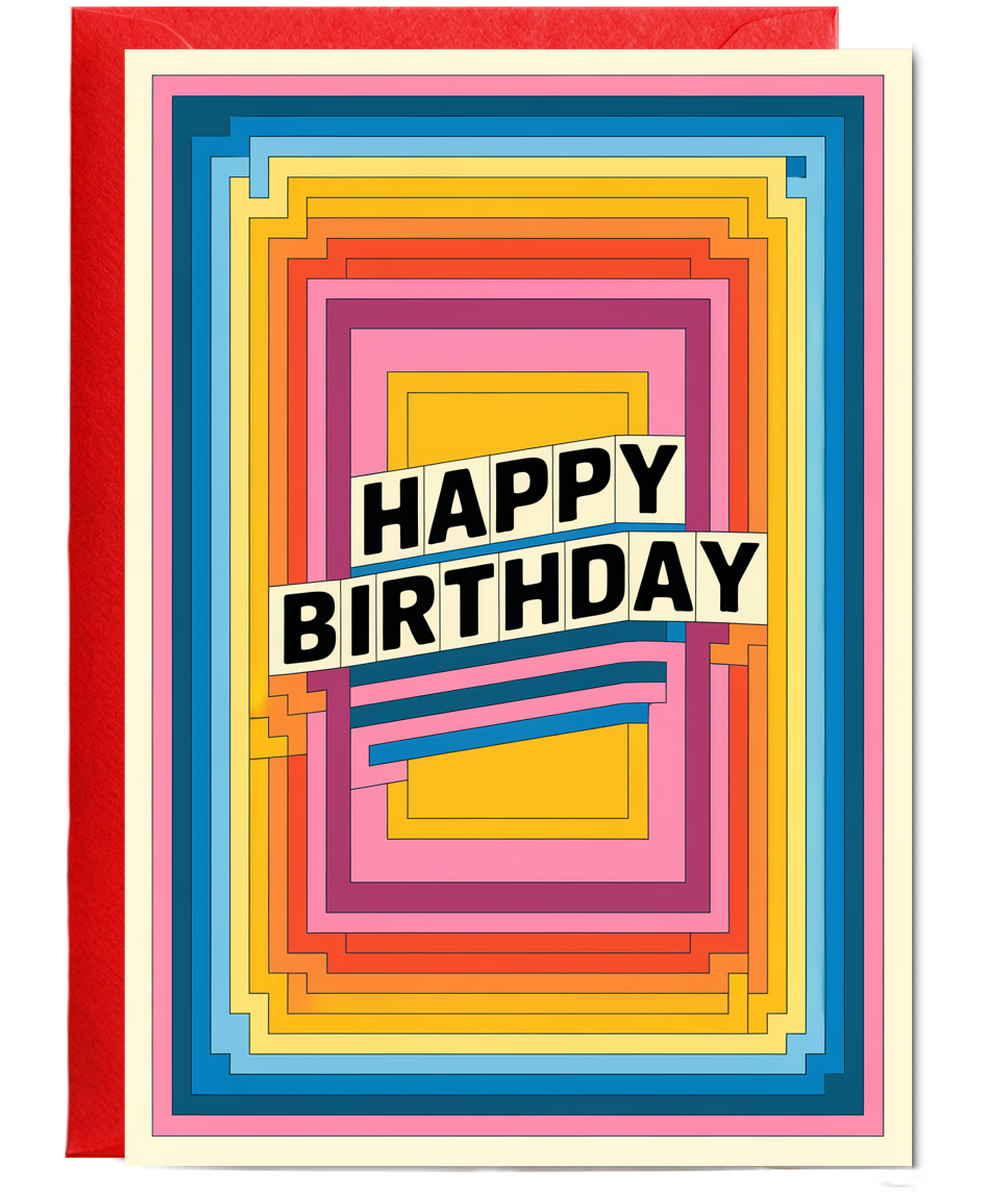 Layered Colorful Squares