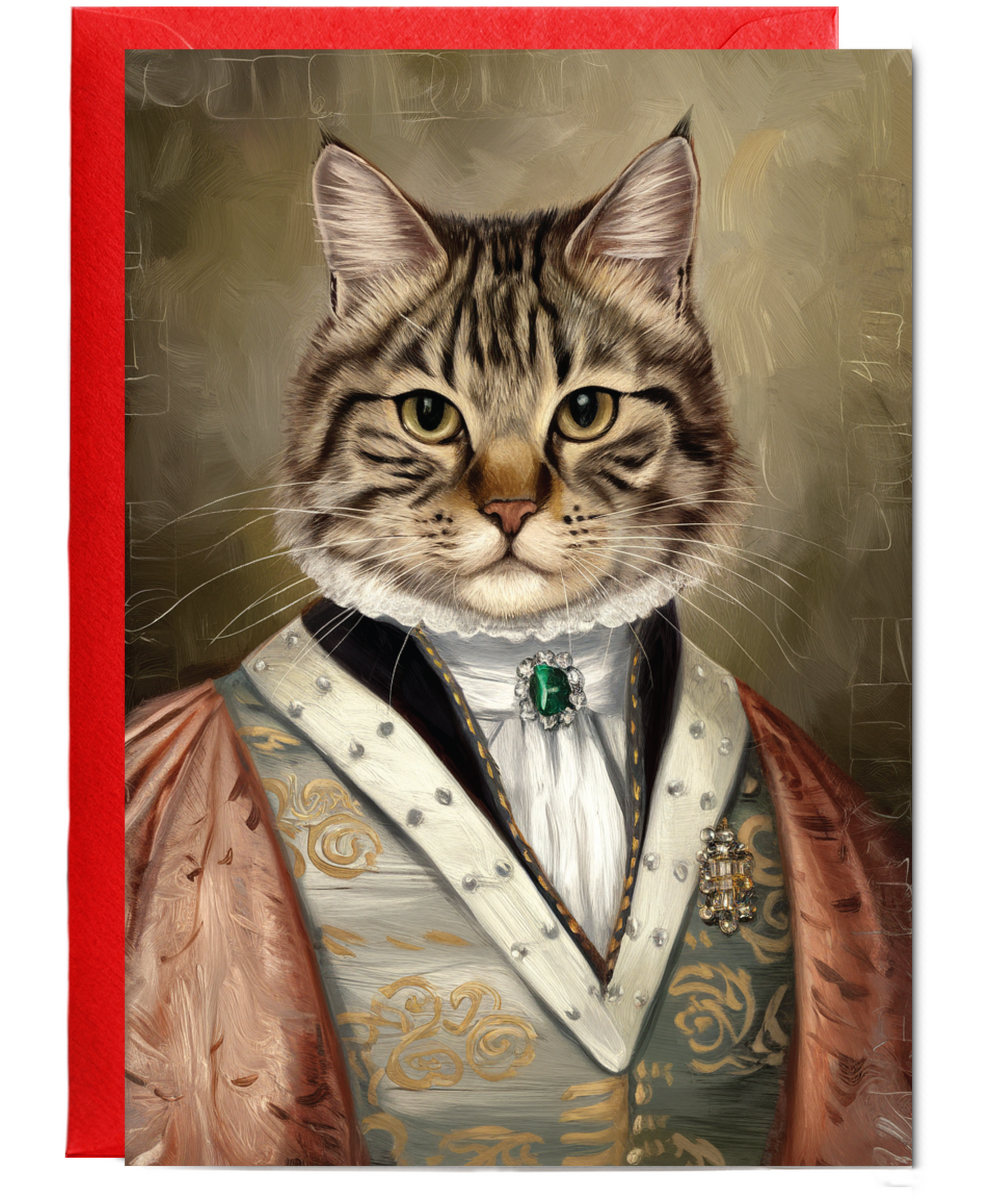 Royal Victorian tabby cat