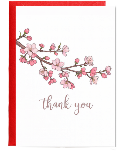 Thank You - Peach Blossom Branch