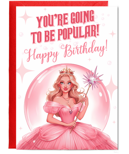 You're going to be popular, happy birthday