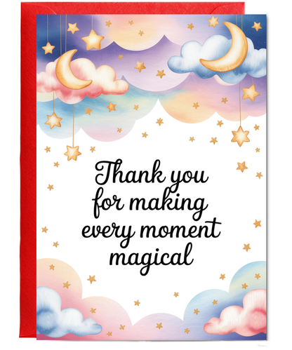Thank you for making every moment magical