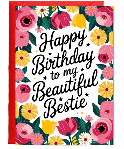 Happy Birthday to My Beautiful Bestie Design