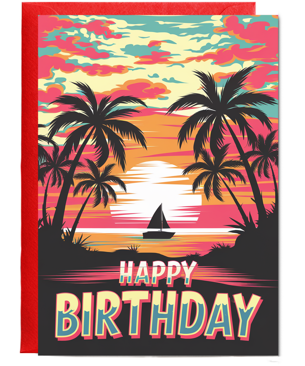 Tropical Palms and Sunset Vibes