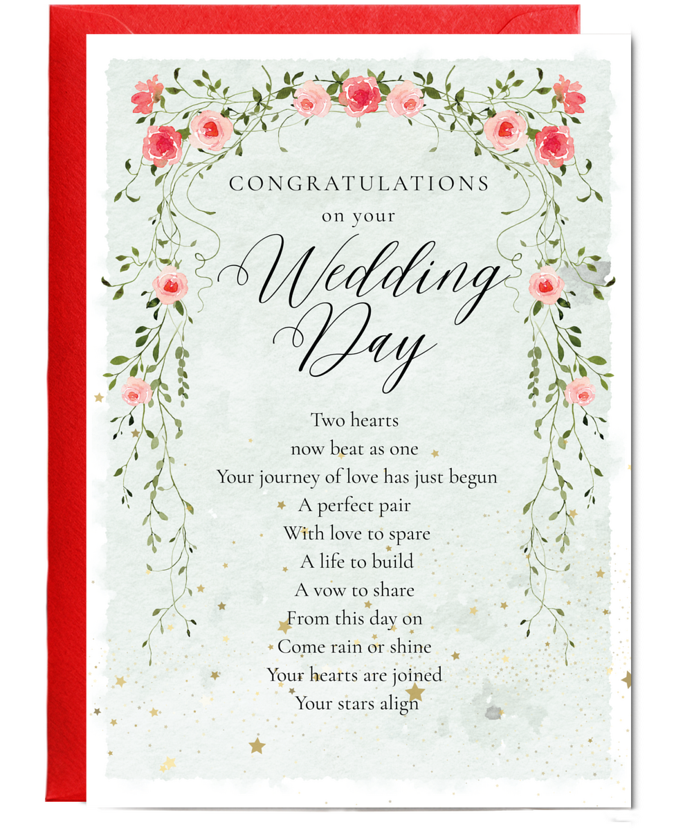 A5 Congrats on your wedding day