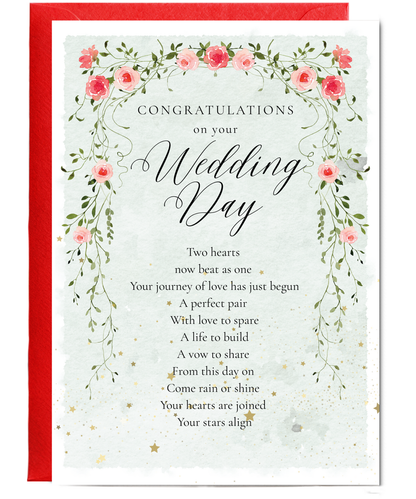 A5 Congrats on your wedding day
