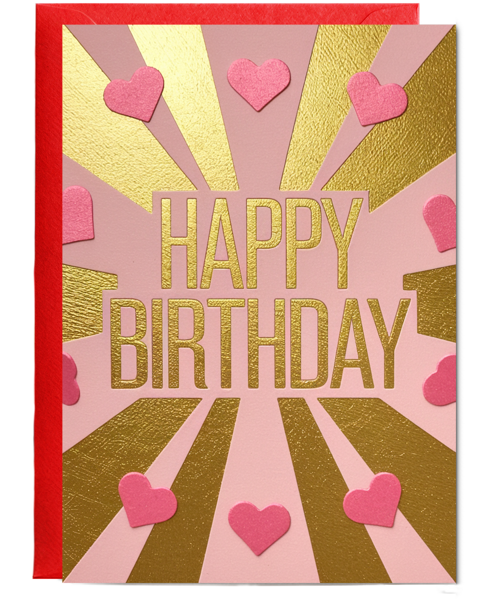 Glamorous Gold and Pink Design