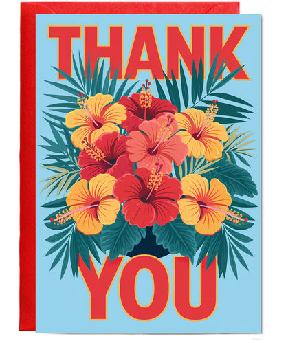 Thank You - Tropical Hibiscus