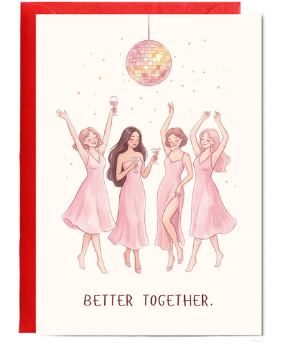 better together best friend happy birthday celebration Galentine's day