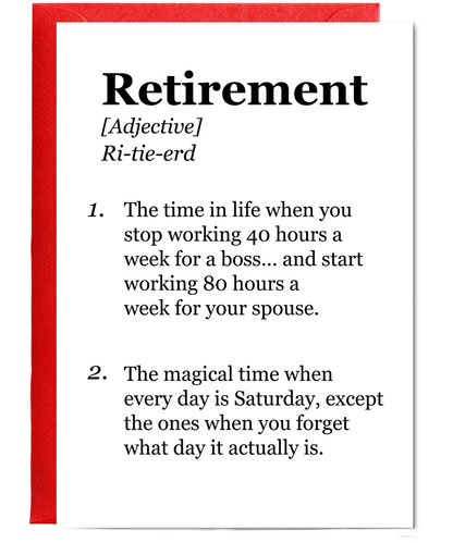 Retirement definition
