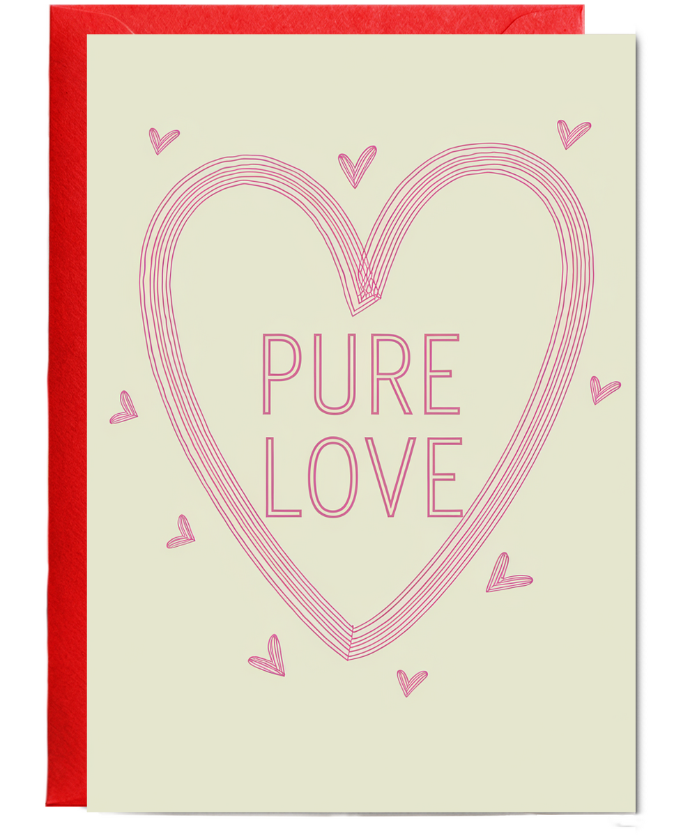 Anniversary Card for husband wife Pure Love