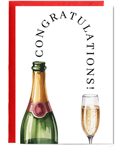 Champagne congratulations