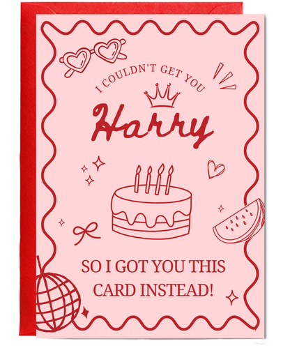 I couldn't get you Harry so I got you this card